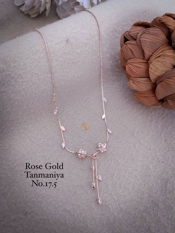 6 Rose Gold Tanmaniya Chain Wholesale Shop In Surat
